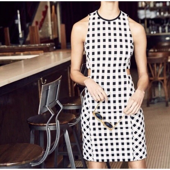 Rag & Bone NWT Tahoe Gingham Cut Out Dress Size 2 $550.00 - Picture 7 of 15